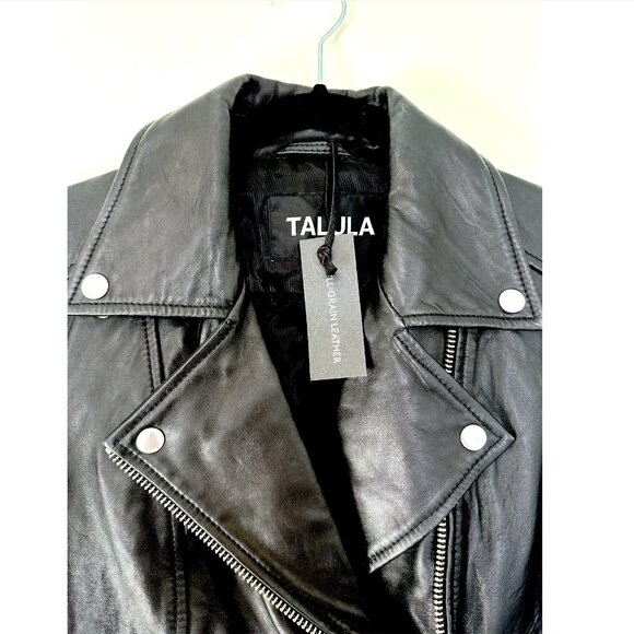 NWT Aritzia Talula genuine leather moto jacket - Picture 4 of 7